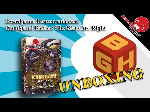 Boardgame Heaven Unboxing 202: Kamigami Battles: The Stars Are Right (Japanime Games)