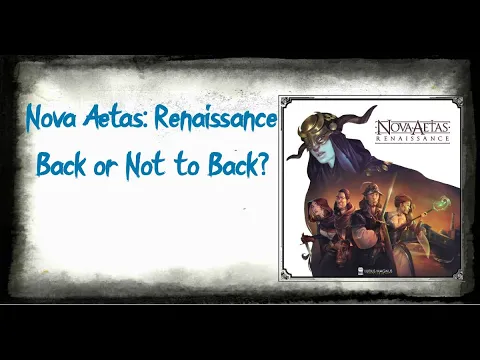 Back or Not to Back - Nova Aetas Renaissance