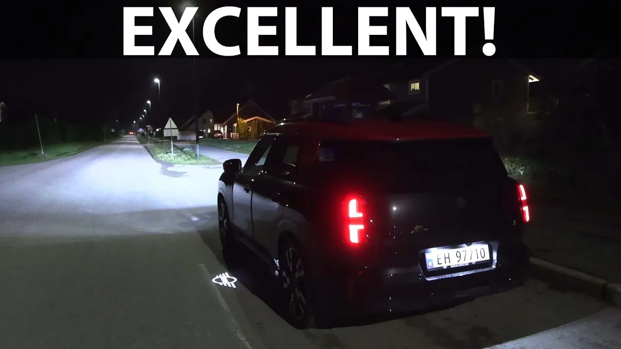 Mini Countryman SE All4 headlights test