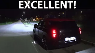 Mini Countryman SE All4 headlights test