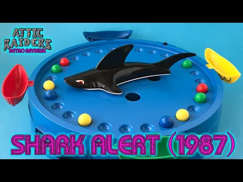 Shark Alert (1987) by Action GT - Jaws Inspired Vintage Board Game Review - Great White