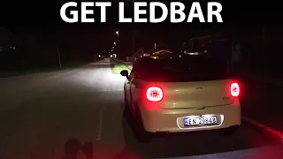 Jac E30X headlights test