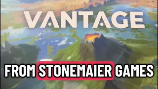 Unboxing Vantage from Stonemaier Games