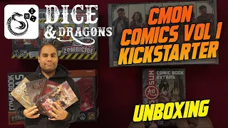 Dice and Dragons - CMON Comics Vol 1 Kickstarter Unboxing