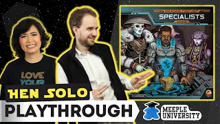 Circadians First Light : Specialists Expansion - Hen Solo Playthrough Board Game