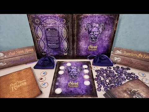 Blood on the Clocktower - ASMR Board Game Unboxing
