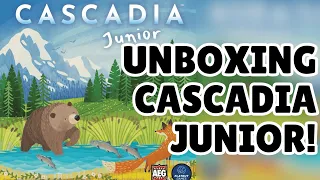 Unboxing Cascadia Junior: A Cute, Nature-Themed Game for Kids!