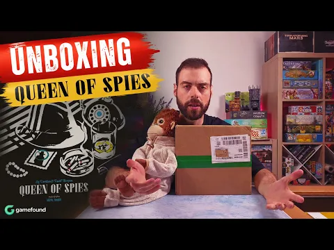 Queen of Spies | Unboxing a Solo Spy Game | Gamefound