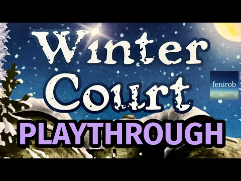 Winter Court Board Game | Playthrough