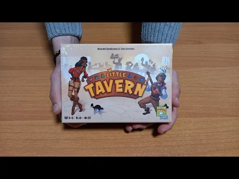 Unboxing di Little Tavern - gioco da tavolo