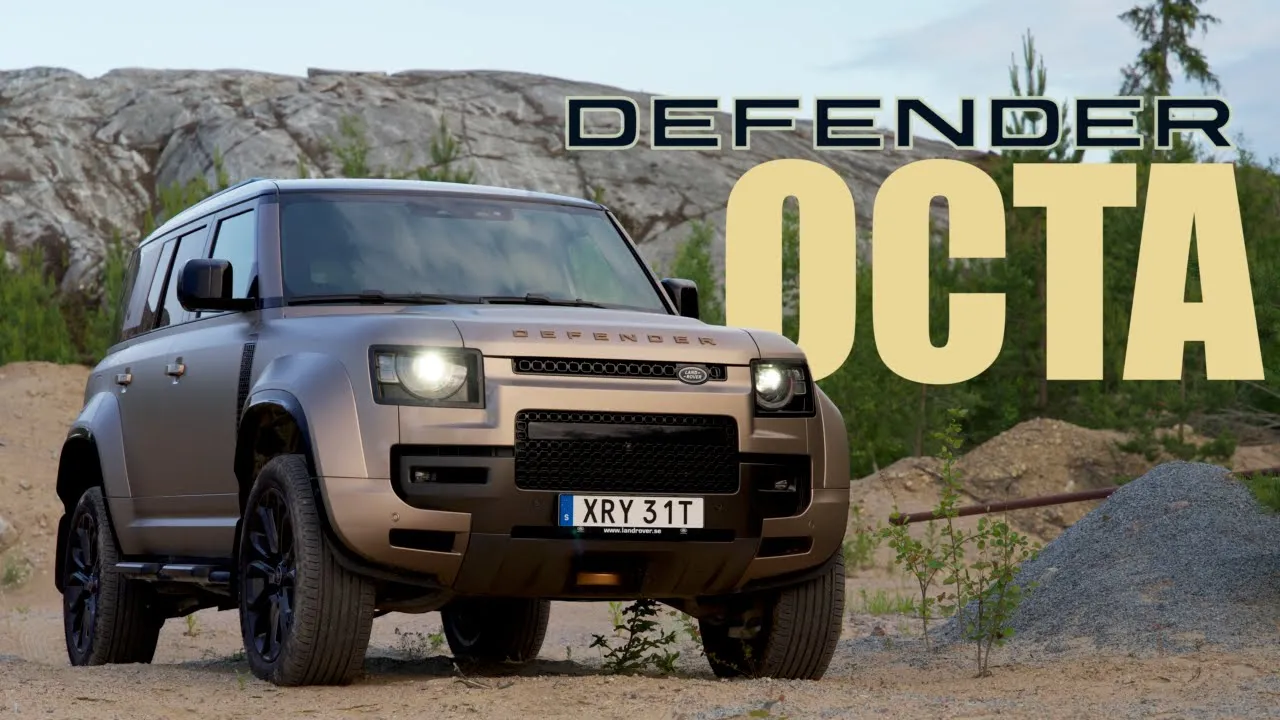 Provkörning: Land Rover Defender Octa – brutal V8, 626 hk & rallyläge! (ENG SUB)