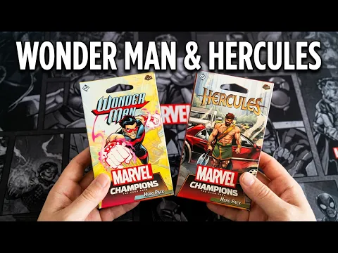 Unboxing Wonder Man and Hercules - Marvel Champions