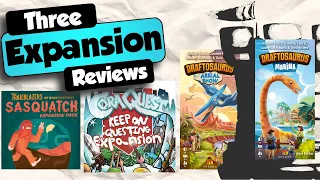Three Expansion Reviews Trailblazers, CoraQuest, and Draftosaurus