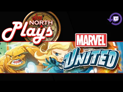 Marvel United Board Game Gameplay - Twitch Live Stream Replay