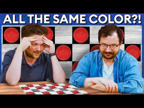 Checkers, But All The Same Color!! | House Rules