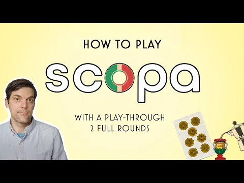 How to Play Scopa - With a Play Through - 2 Full Rounds