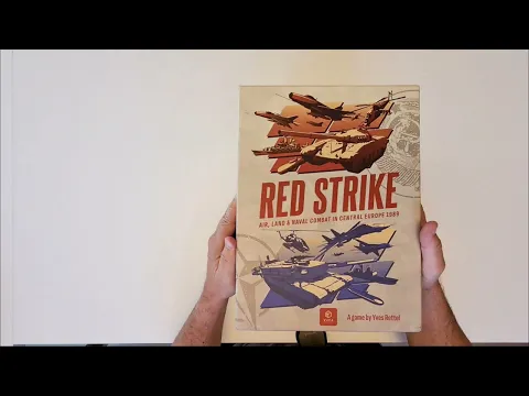 Red Strike Quick and dirty unboxing with designer Yves Rettel - VUCA Simulations