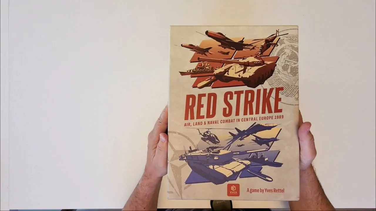 Red Strike Quick and dirty unboxing with designer Yves Rettel - VUCA Simulations