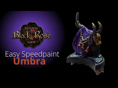 🎨Easy Speedpaint - Umbra - Black Rose Wars Rebirth⚫🌹⚔️