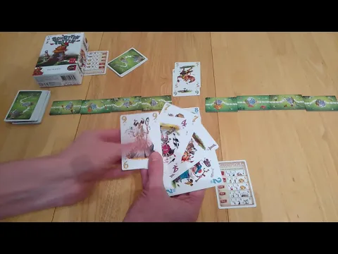 Schotten Totten board game how to setup play and review * Amass Games * abstract strategy cards