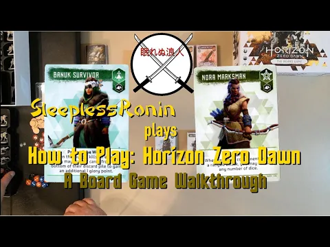 How to Play Horizon Zero Dawn the board game - a Walkthrough with SleeplessRonin (Read Errata!)