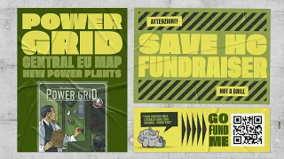 Power Grid: Central EU w/New PPs Set 1 - 5p Teaching, Play-through, & RoundTable by Heavy Cardboard