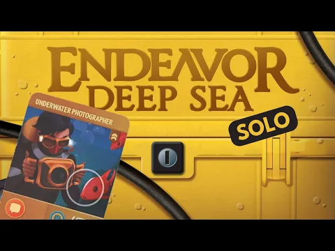Endeavor: Deep Sea | Solo Board Game Tutorial and Playthrough