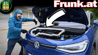 This VW Id.4 has a frunk.at
