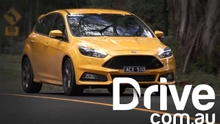 2015 Ford Focus ST First Drive Video Review | Drive.com.au