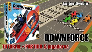 DownForce | TTS | EXPLICACION + PARTIDA 5 JUGADORES