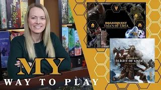 BOARDQUEST: TALES OF LIRIA (2nd Edition) & Expansion Blight of the Undead | How I Play