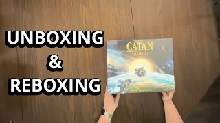 Catan: Starfarers - Board Game Unboxing and Reboxing - What's in the Box?