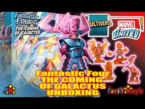 Marvel Untied: Multiverse - Detailed Fantastic Four - Coming of Galactus Unboxing