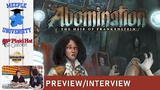Abomination The Heir of Frankenstein Board Game – Preview & Interview at Origins 2019