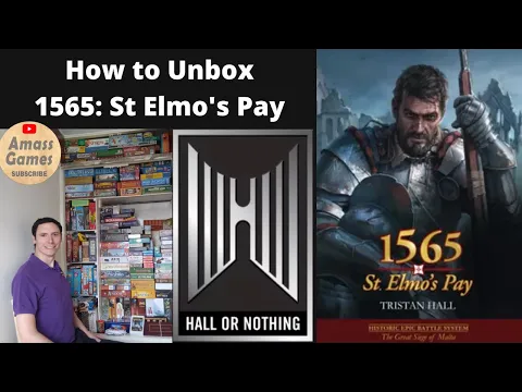 1565, St. Elmo's Pay - asymmetrical solo two player board game unboxing, preview, trailer AmassGames