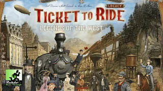 Rahdo & Jen Run Through►►► Ticket to Ride: Legends of the West