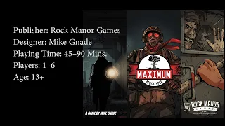 Maximum Apocalypse 2nd ED.