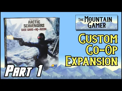 Co-op & Solo Custom Expansion • Playthrough Part 1 Arctic Scavengers【ツ】Deck builder, Dominion-like