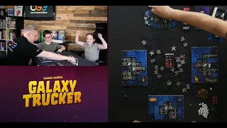 Galaxy Trucker Relaunch (PROTOTYPE) Play Session with Tony & his kids!