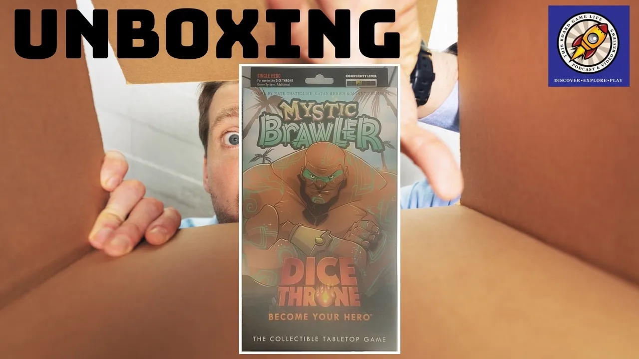 Dice Throne Mystic Brawler and Accessory Pack Unboxing