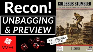 Recon! Colossus Stumbled: The Second Battle at Kharkov | WW2 | Solo Friendly Chit-Pull | Preview