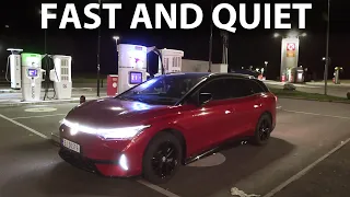 VW ID7 GTX Tourer acceleration and noise test