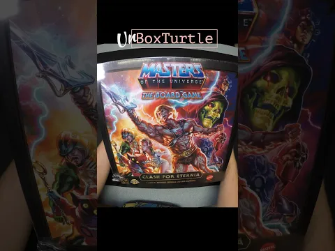 Unboxing Clash For Eternia | #boardgames #cmongames #mastersoftheuniverse #heman