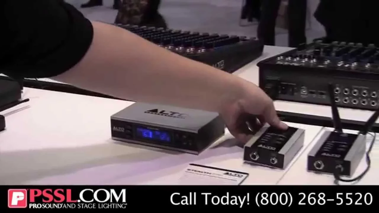 Product video thumbnail for Alto Professional Stealth Wireless Stereo System with 4 Wireless Receivers