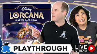Disney Lorcana - Playthrough live - Let's play, chat and adore these Disney cards