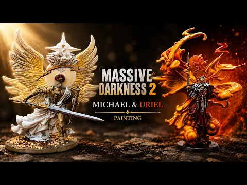 Massive Darkness 2 Angels β Michael & Uriel Airbrush Painting Tutorial with Lotus Thalia