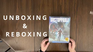 Unstoppable - Solo (or 2 player coop) Card Game Unboxing & Reboxing - What's in the Box?