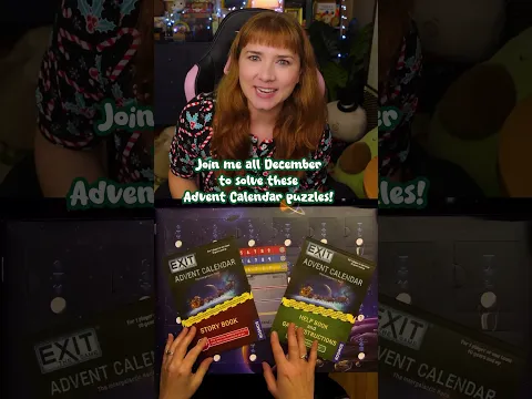 Let's Solve Some Puzzles Together With This Advent Calendar! #boardgames