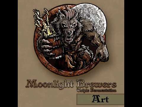 Moonlight Brewers Triple Fermentation - Coloring with colored pencil