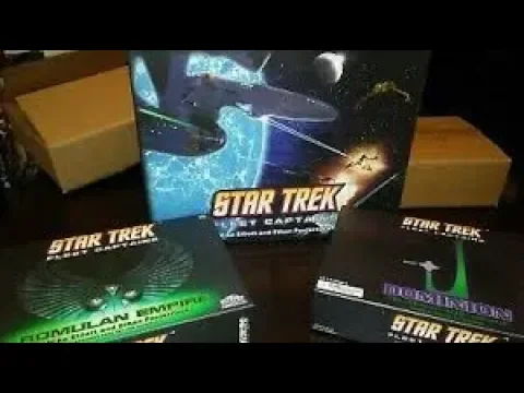 Unboxing : Star Trek Fleet Captains + expansions [FR]